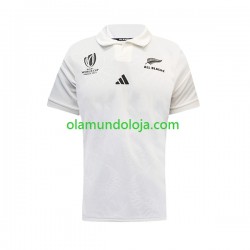 Camisola Rugby ALL BLACKS Homem Equipamento Segundo RWC 2023 Manga Curta